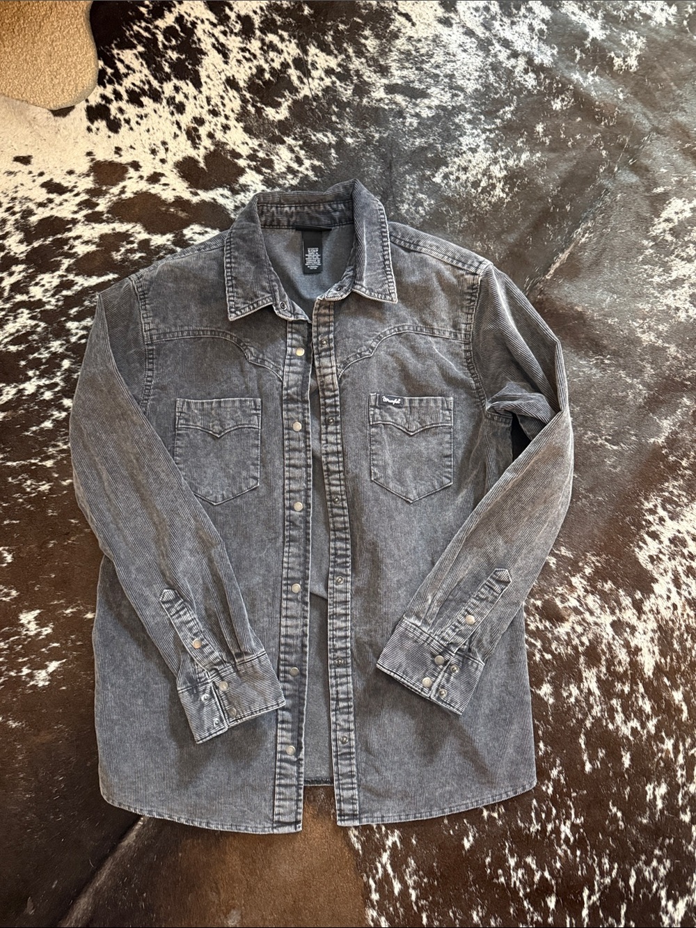 Wrangler retro cord snap Small